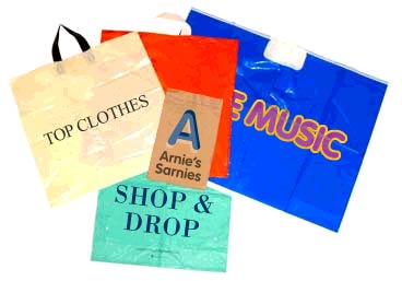 Photograph of carrier bags