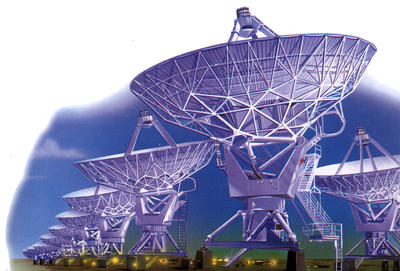 The world's largest radio telescope, the Very Large Array, is in New Mexico, in the United States.