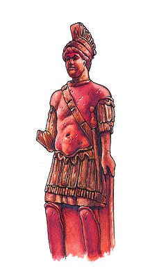 Mars was the Roman god of war and the guardian of Rome. It was believed he would avenge any wrong.