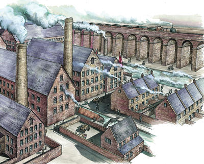 industrial revolution factory building