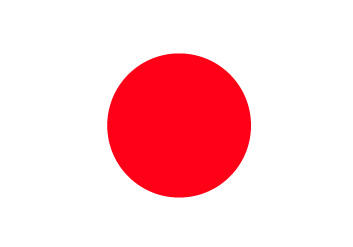 On the Japanese flag the red sun represents sincerity and passion, and the white background purity and honesty.